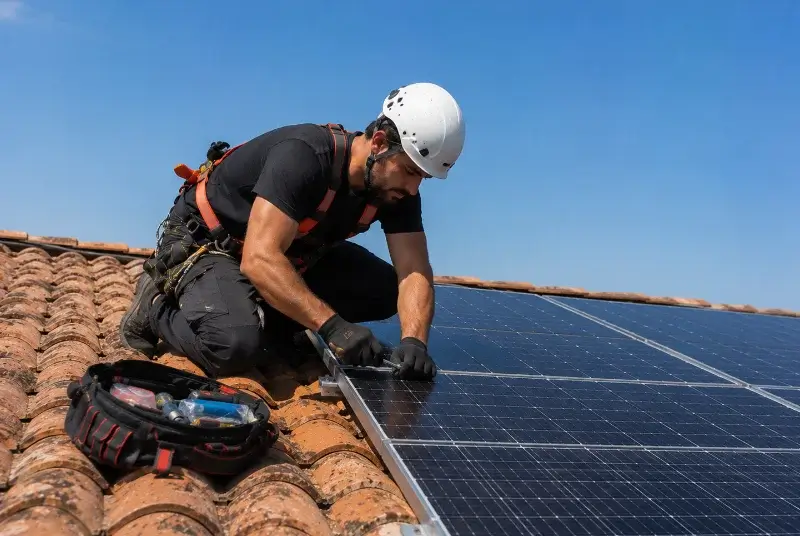 Maintenance et monitoring de panneaux solaires à Eus