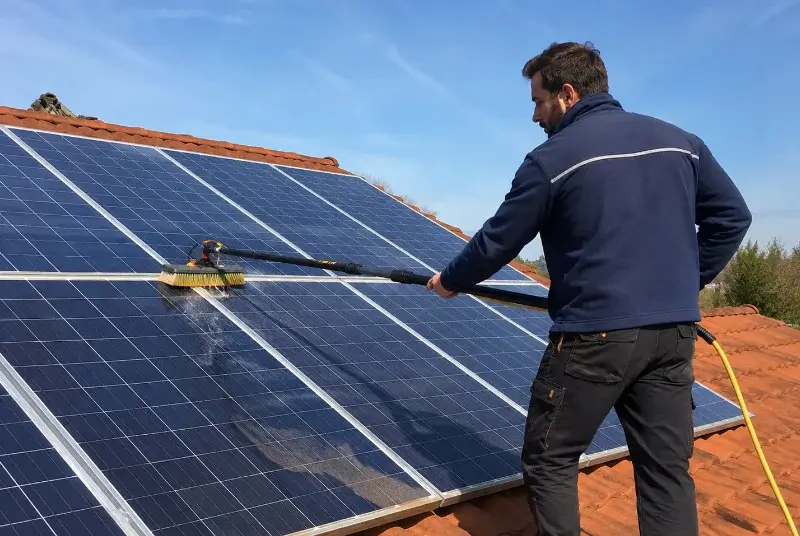Nettoyage et entretien de panneaux solaires à Eus