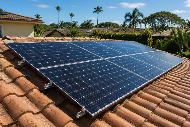 Installation de panneaux solaires à Eus